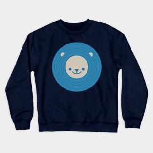 Vinyl Lion (Blue) Crewneck Sweatshirt